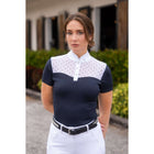 Equestrian Stockholm Competition Shirt Crystal Champion Navy