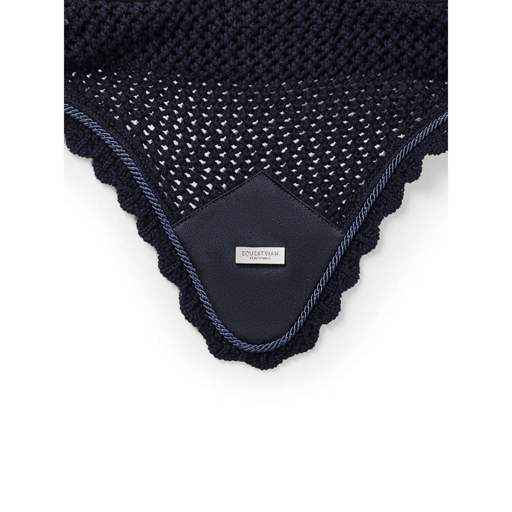 Equestrian Stockholm Ear Bonnet Soundless Navy/Silver
