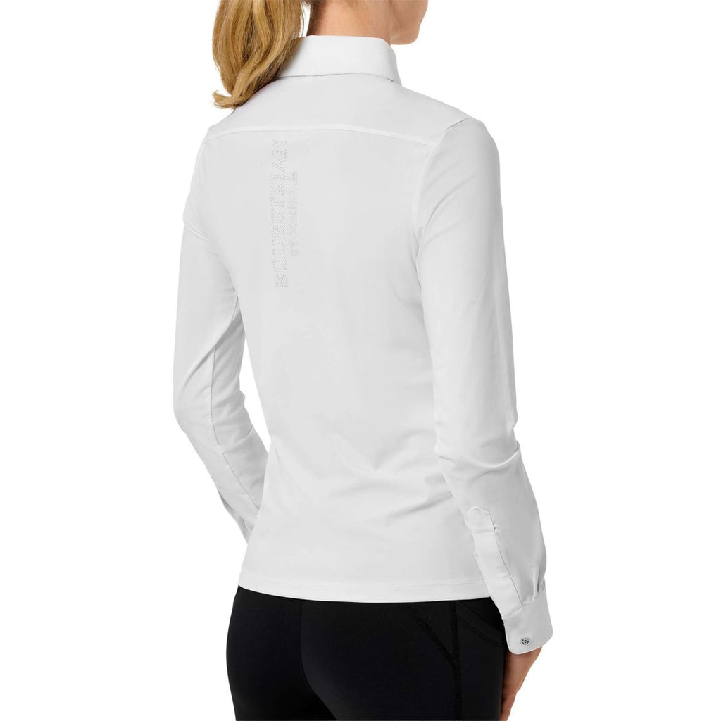 Equestrian Stockholm Competition Shirt Performance White