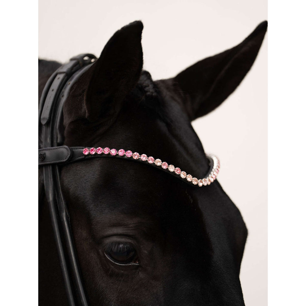 Equestrian Stockholm Browband Faded 8mm Pink