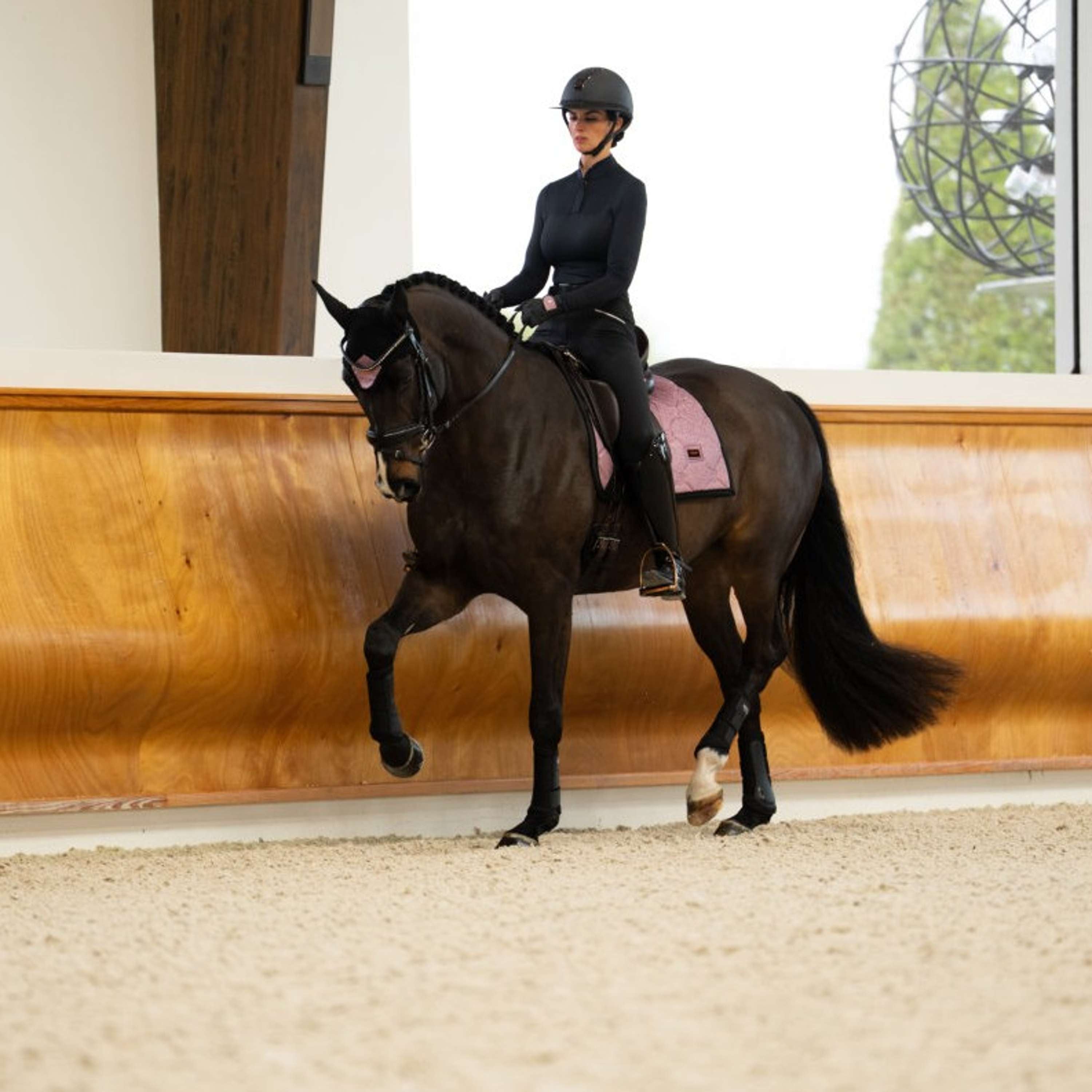 Equestrian Stockholm Saddlepad Dressage Pink Glimmer