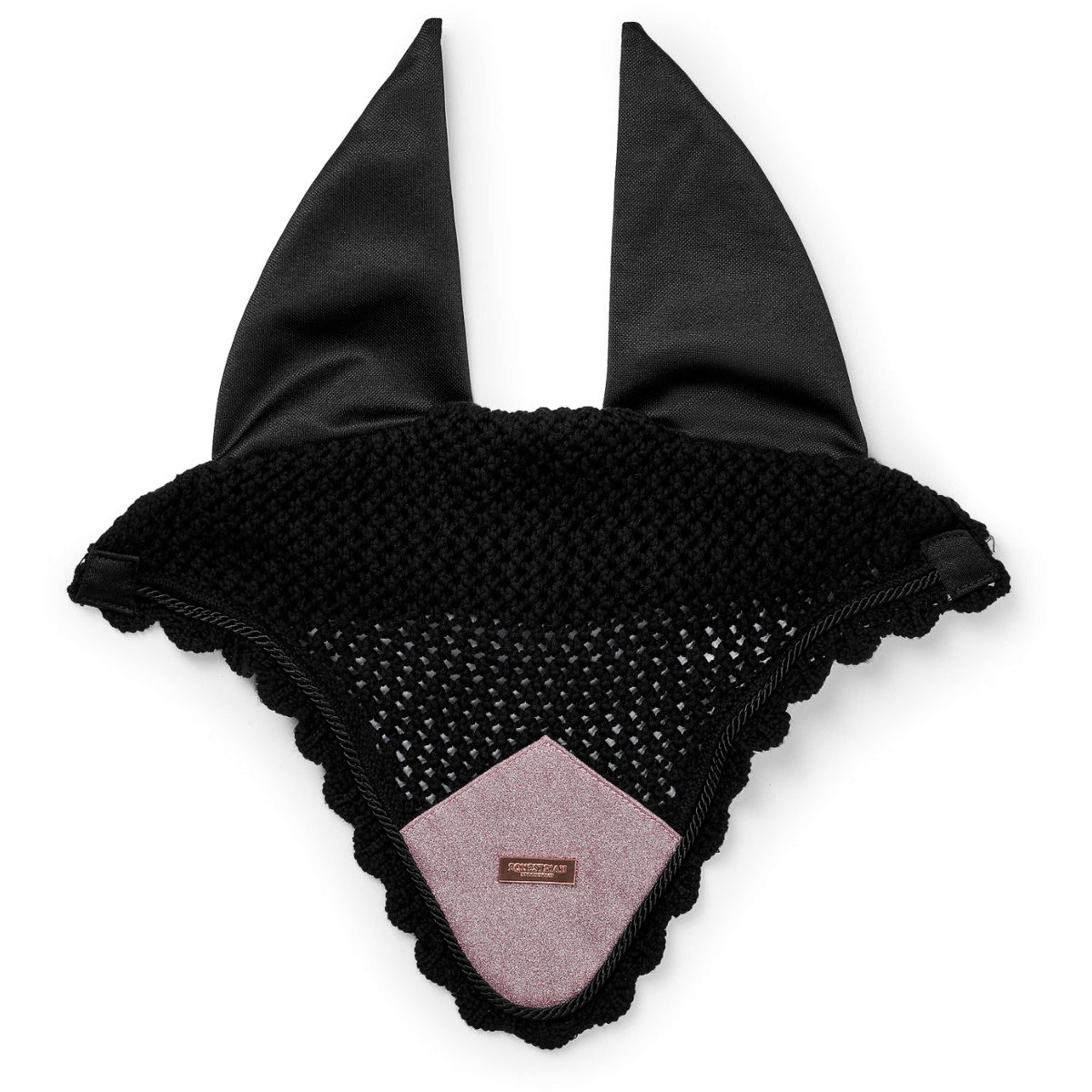 Equestrian Stockholm Ear Bonnet Pink Glimmer