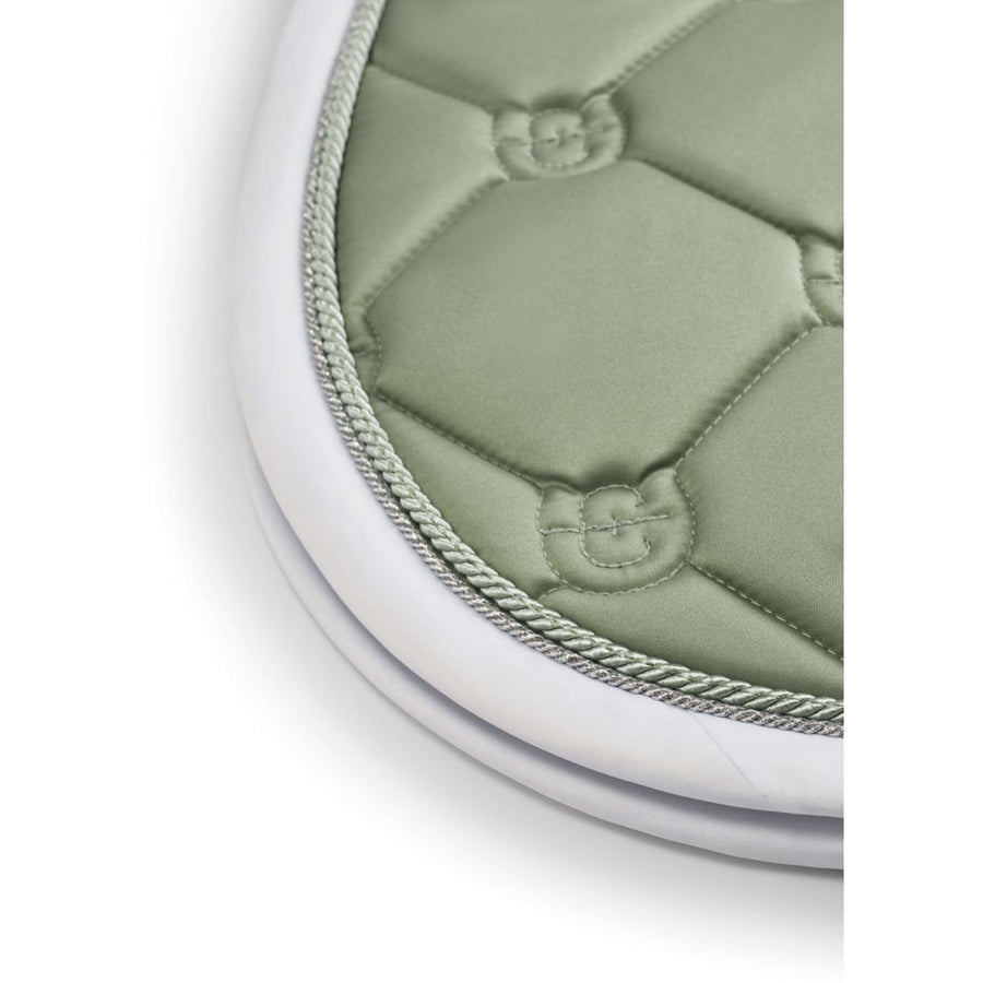 Equestrian Stockholm Saddlepad Jumping Pistachio White