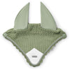 Equestrian Stockholm Ear Bonnet Pistachio White