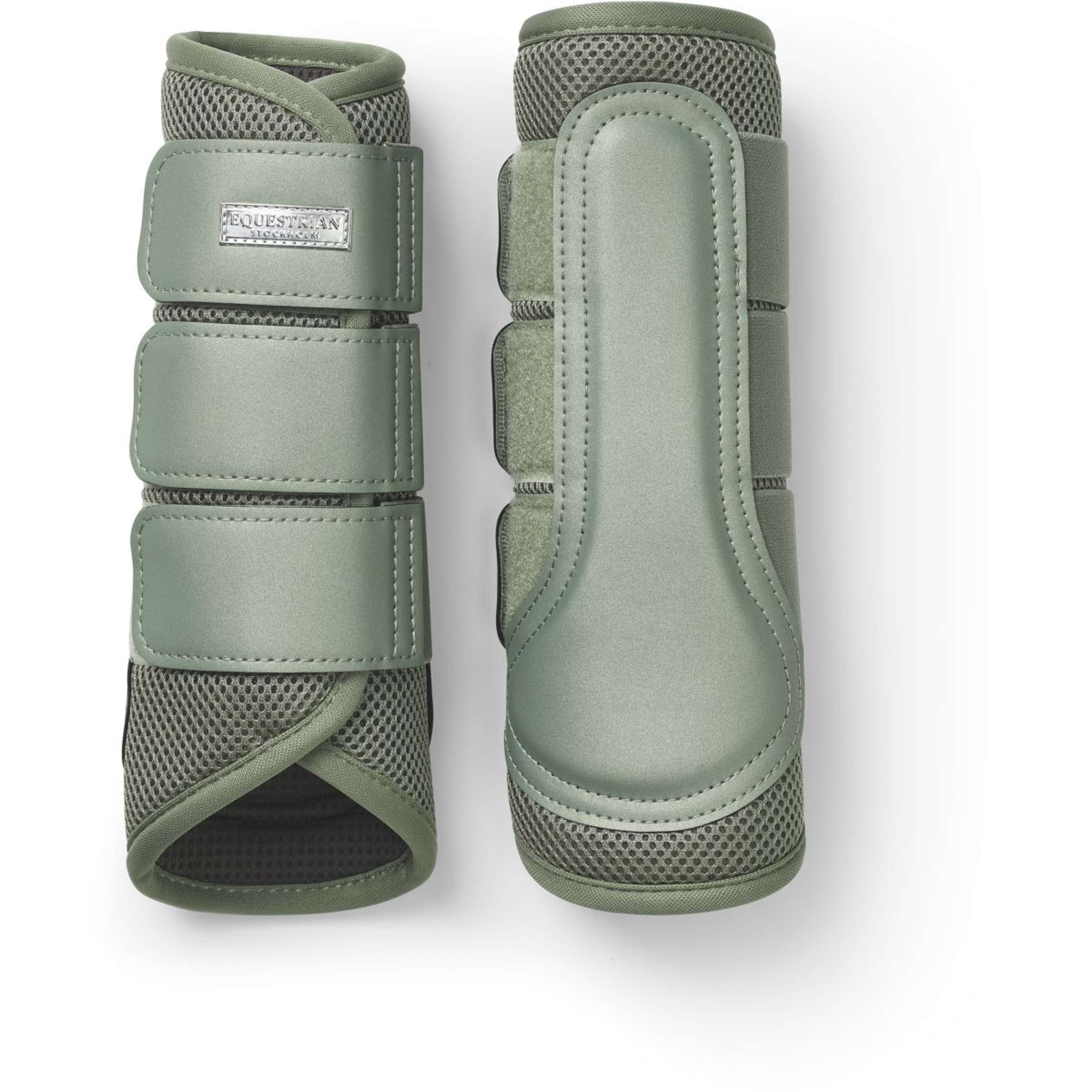 Equestrian Stockholm Leg Protectors Classic Mesh Pistachio White