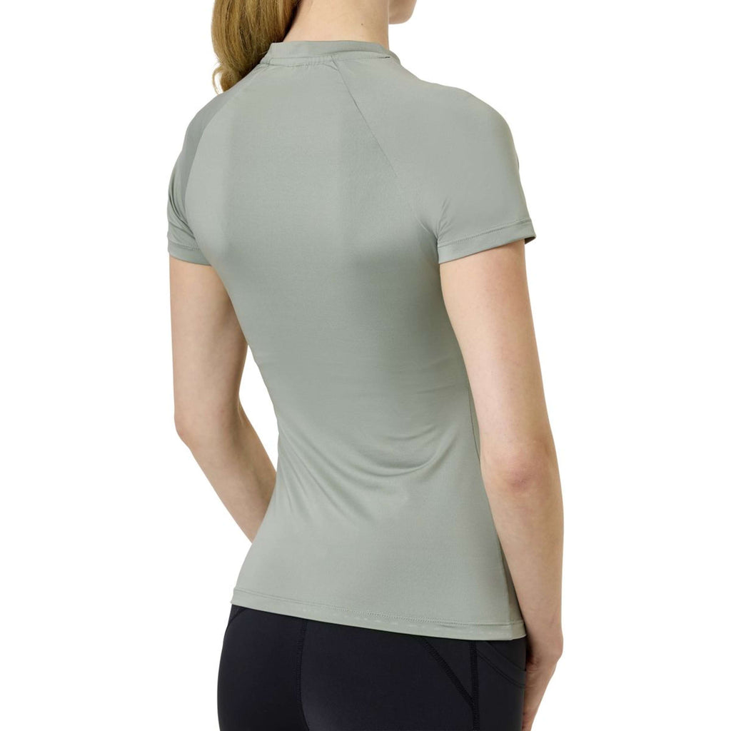 Equestrian Stockholm Shirt Dynamic Short Sleeve Pistachio White