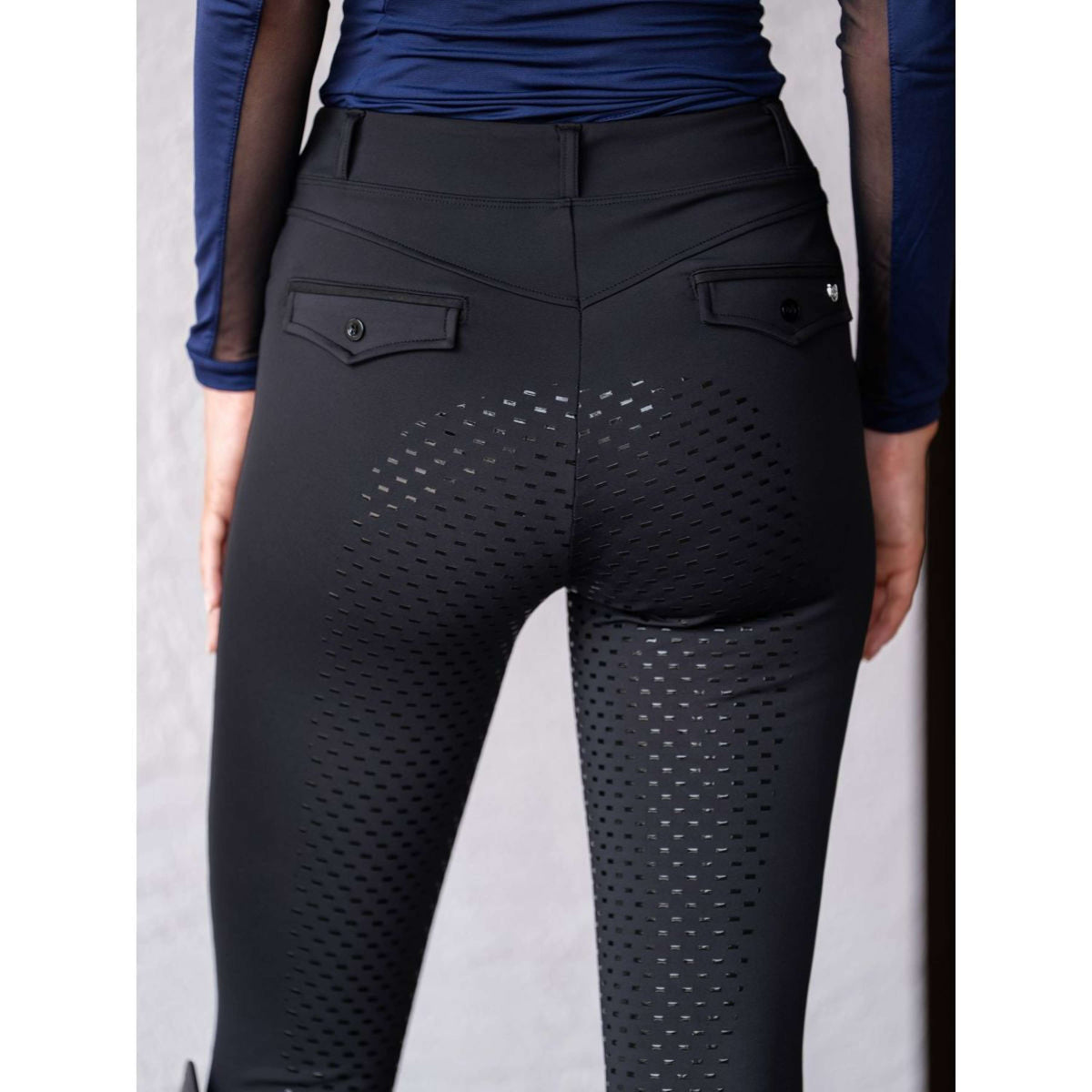 Equestrian Stockholm Riding Legging Premium Full Grip Black