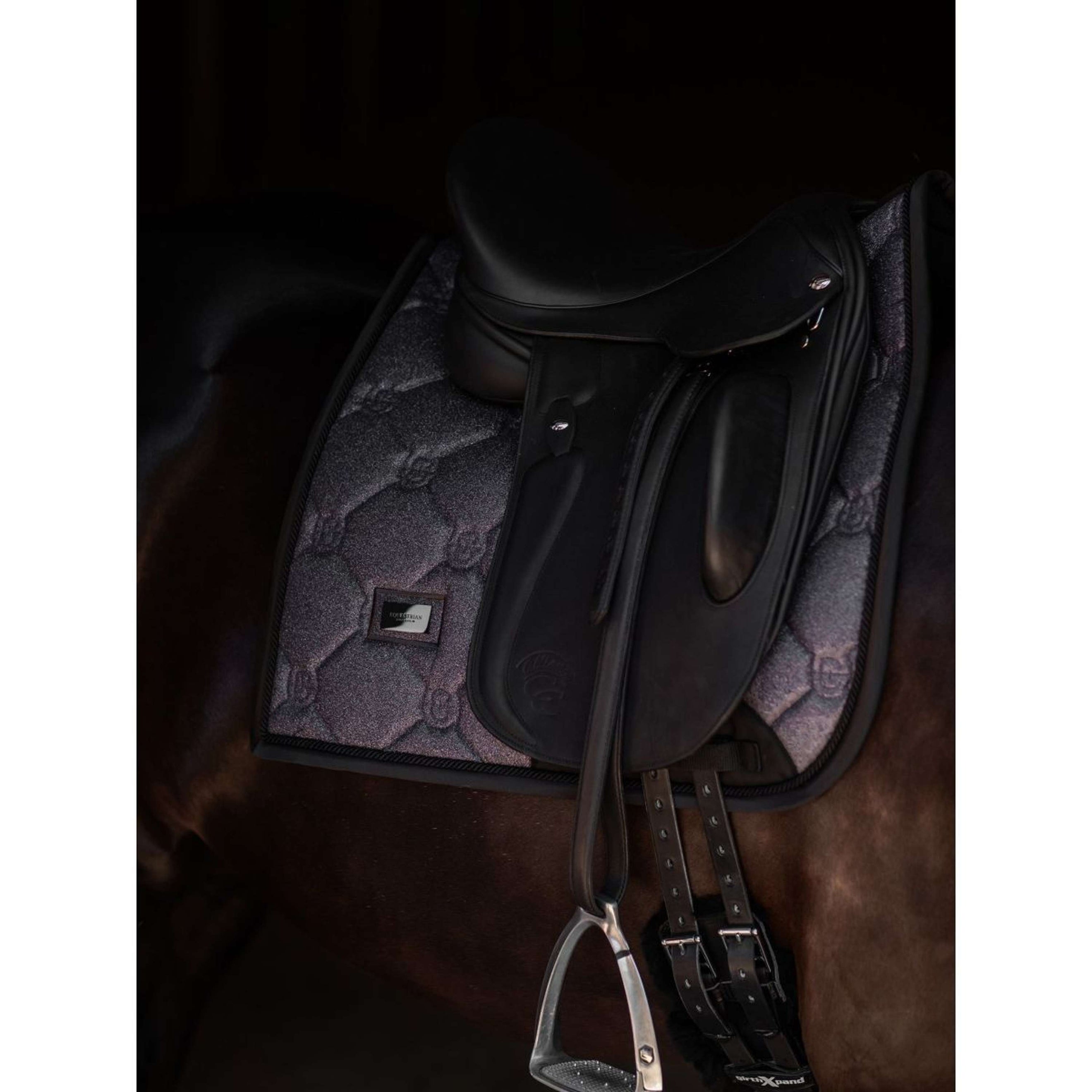 Equestrian Stockholm Saddlepad Dressage Purple Glimmer