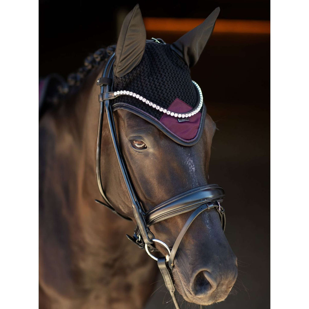 Equestrian Stockholm Ear Bonnet Modern Purple Night
