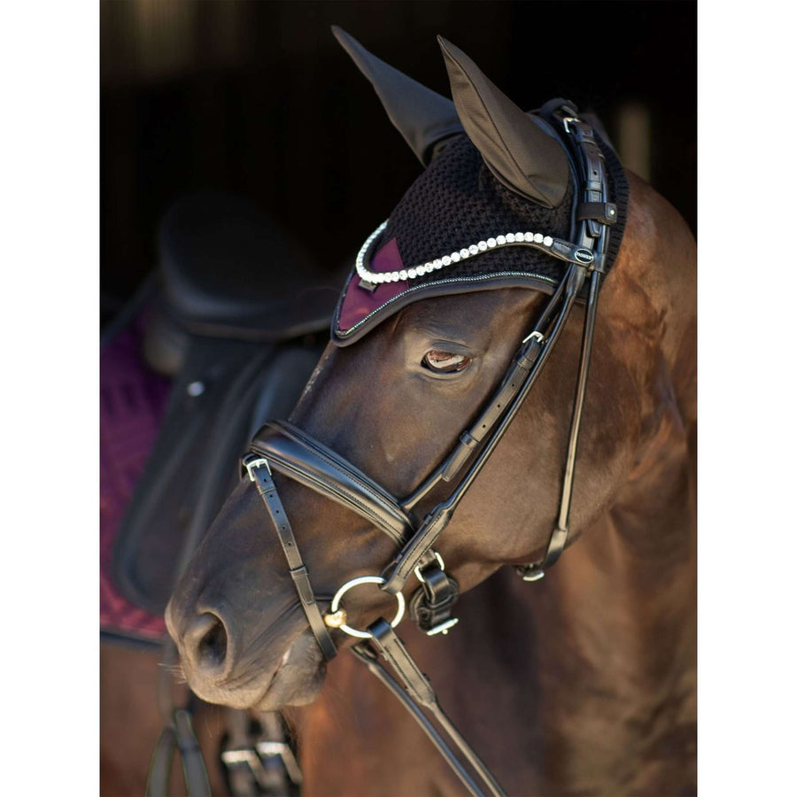 Equestrian Stockholm Ear Bonnet Modern Purple Night