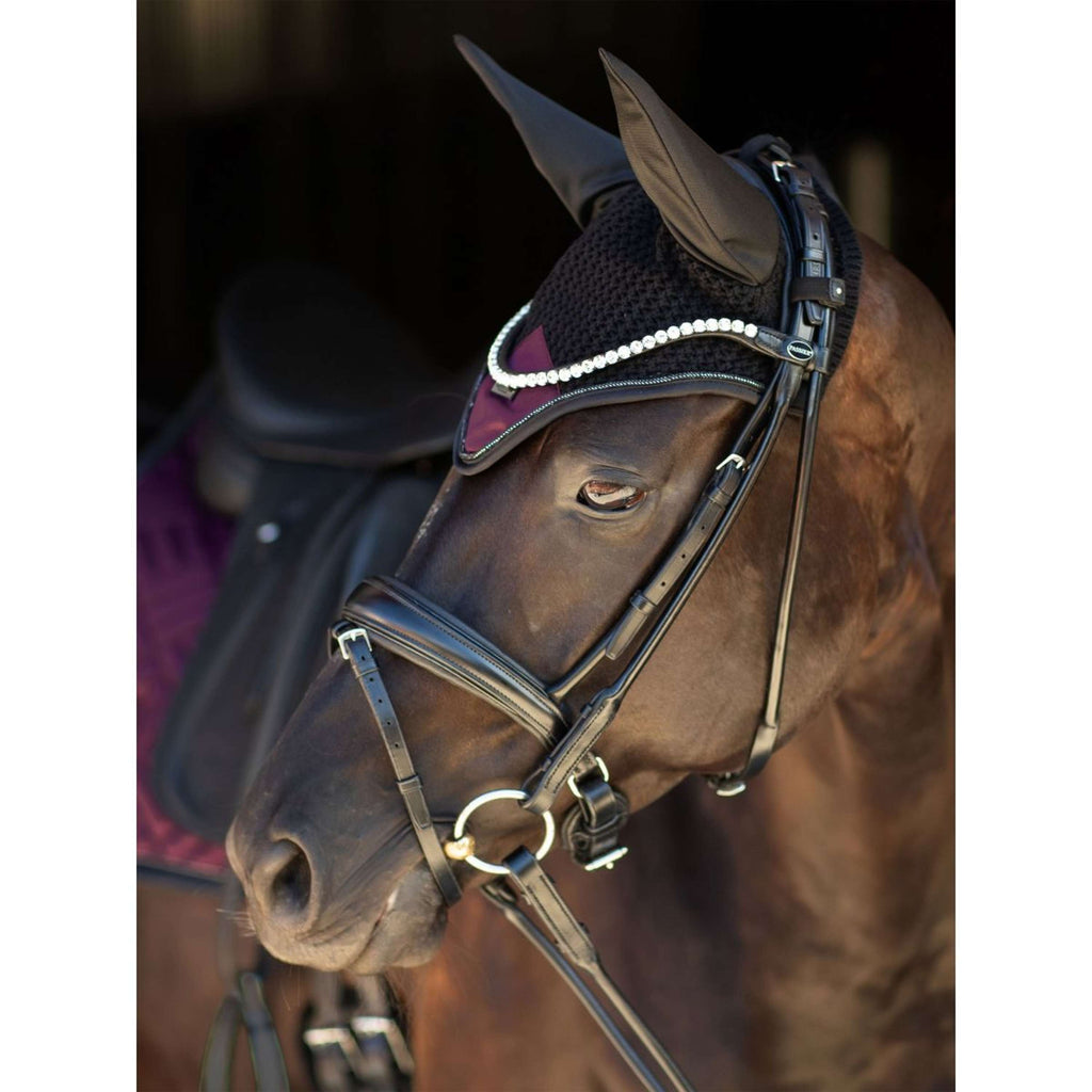 Equestrian Stockholm Ear Bonnet Modern Purple Night