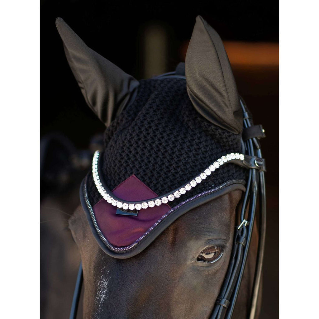 Equestrian Stockholm Ear Bonnet Modern Purple Night