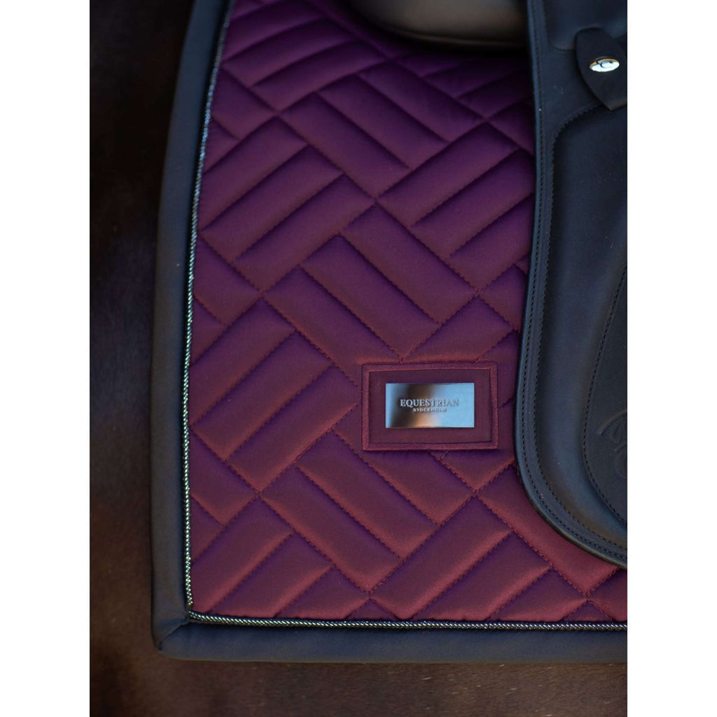 Equestrian Stockholm Saddlepad Modern Dressage Purple Night