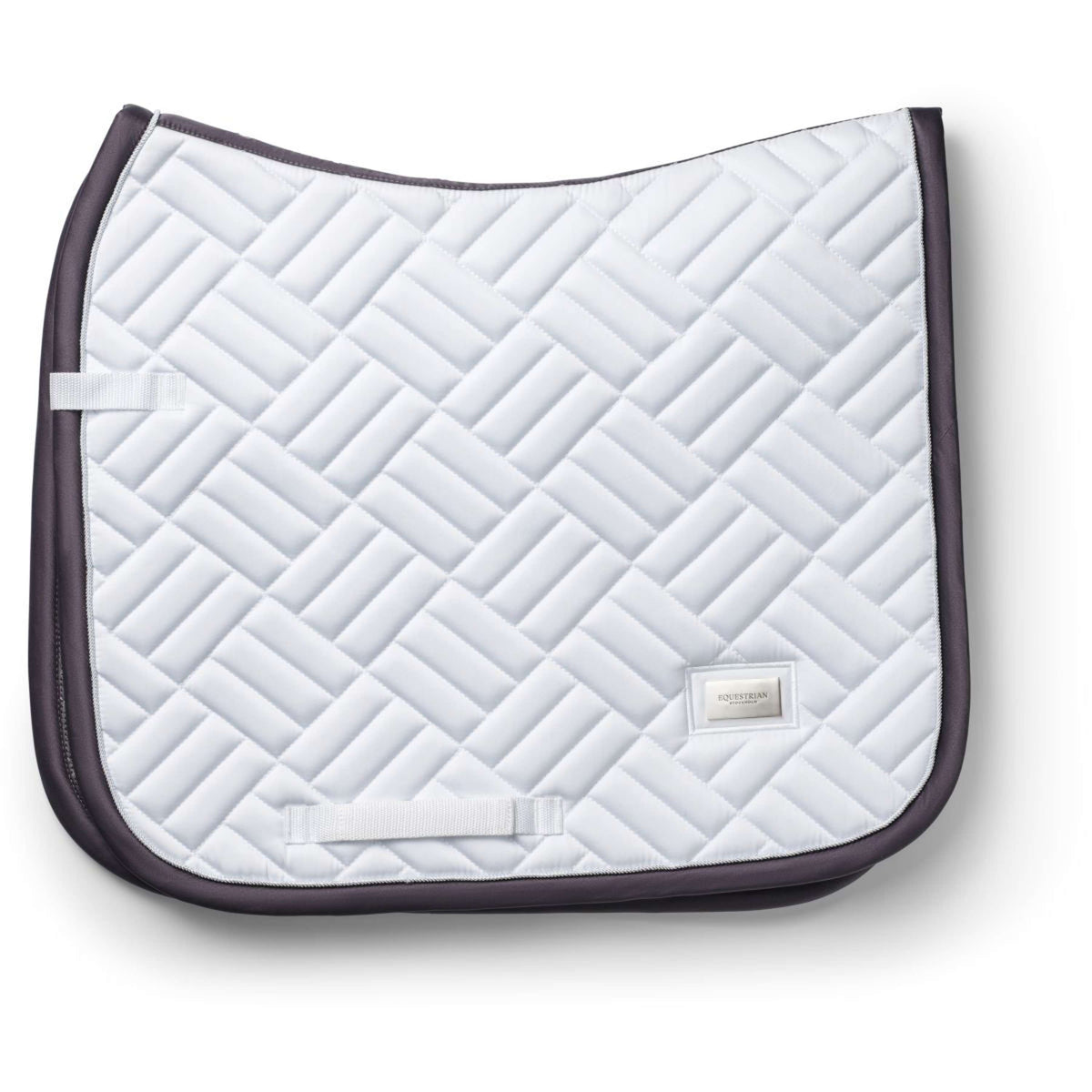 Equestrian Stockholm Saddlepad Modern Dressage White/Dark Violet