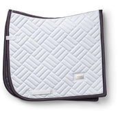 Equestrian Stockholm Saddlepad Modern Dressage White/Dark Violet