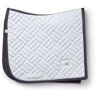 Equestrian Stockholm Saddlepad Modern Dressage White/Dark Violet