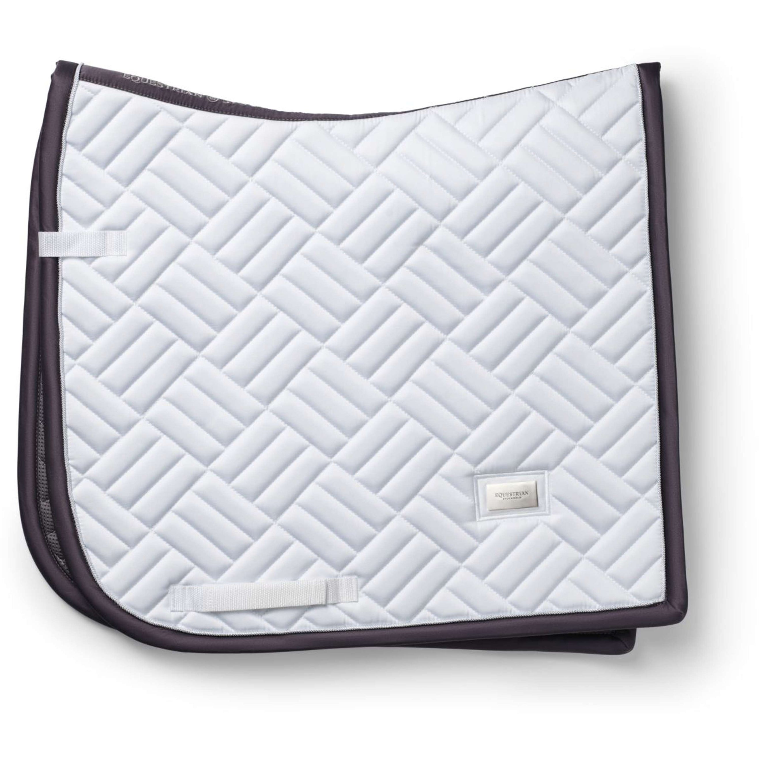 Equestrian Stockholm Saddlepad Modern Dressage White/Dark Violet