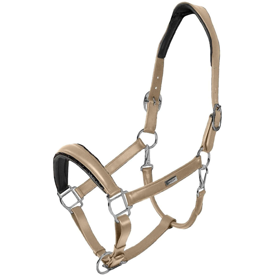 Equestrian Stockholm Halter Glimmer Leather Anatomic Sand