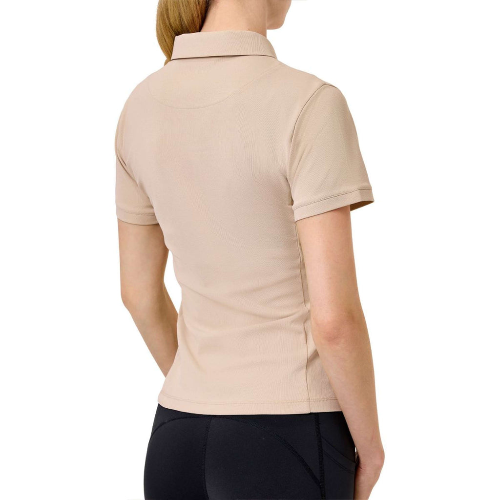 Equestrian Stockholm Poloshirt Zip Sand