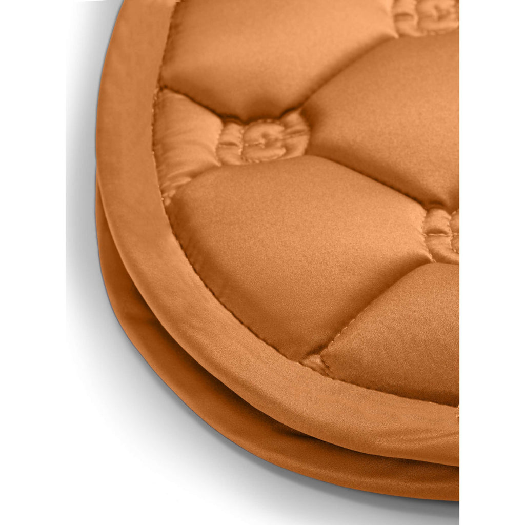 Equestrian Stockholm Saddlepad Satin Jumping Chestnut