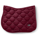 Equestrian Stockholm Saddlepad Satin Jumping Merlot