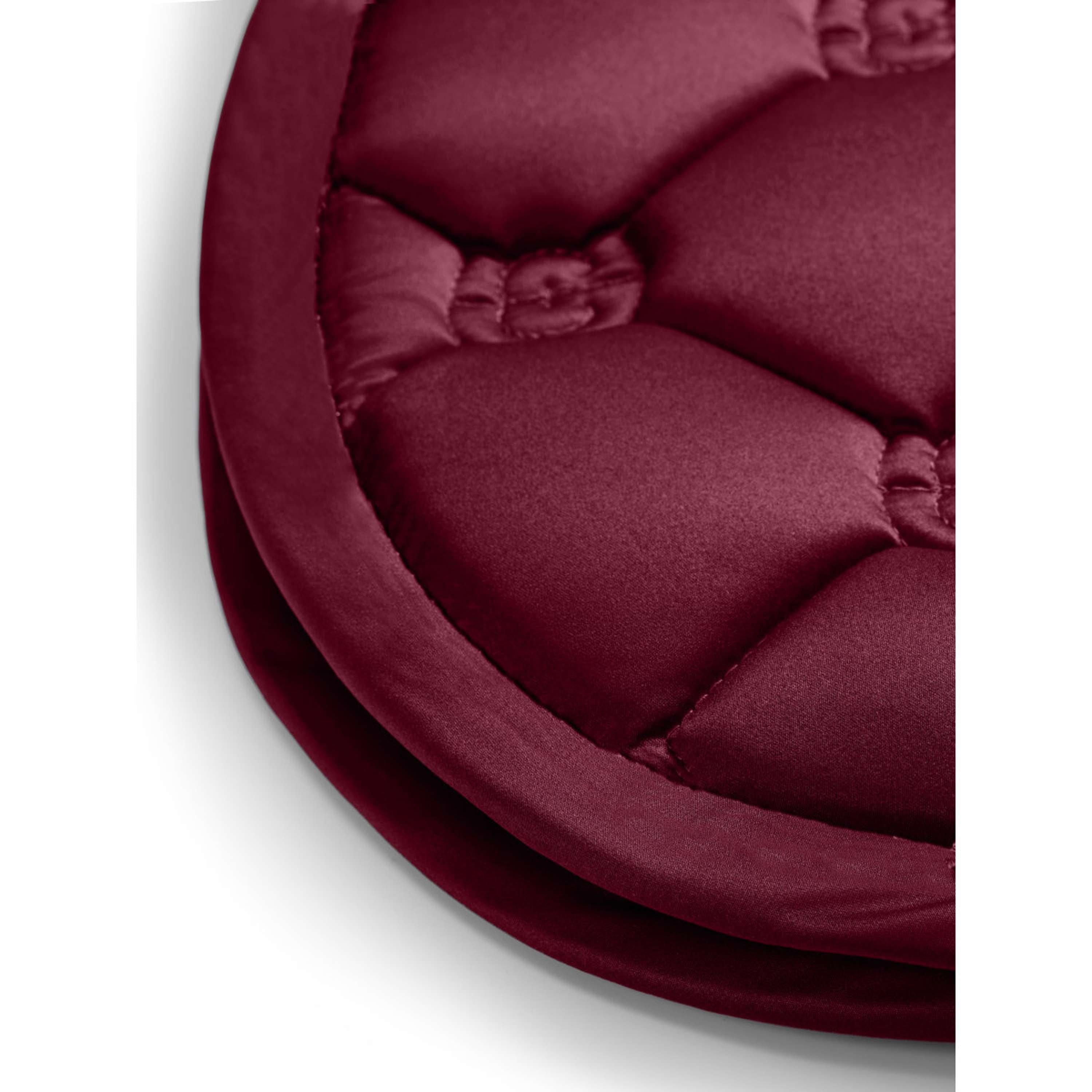 Equestrian Stockholm Saddlepad Satin Jumping Merlot