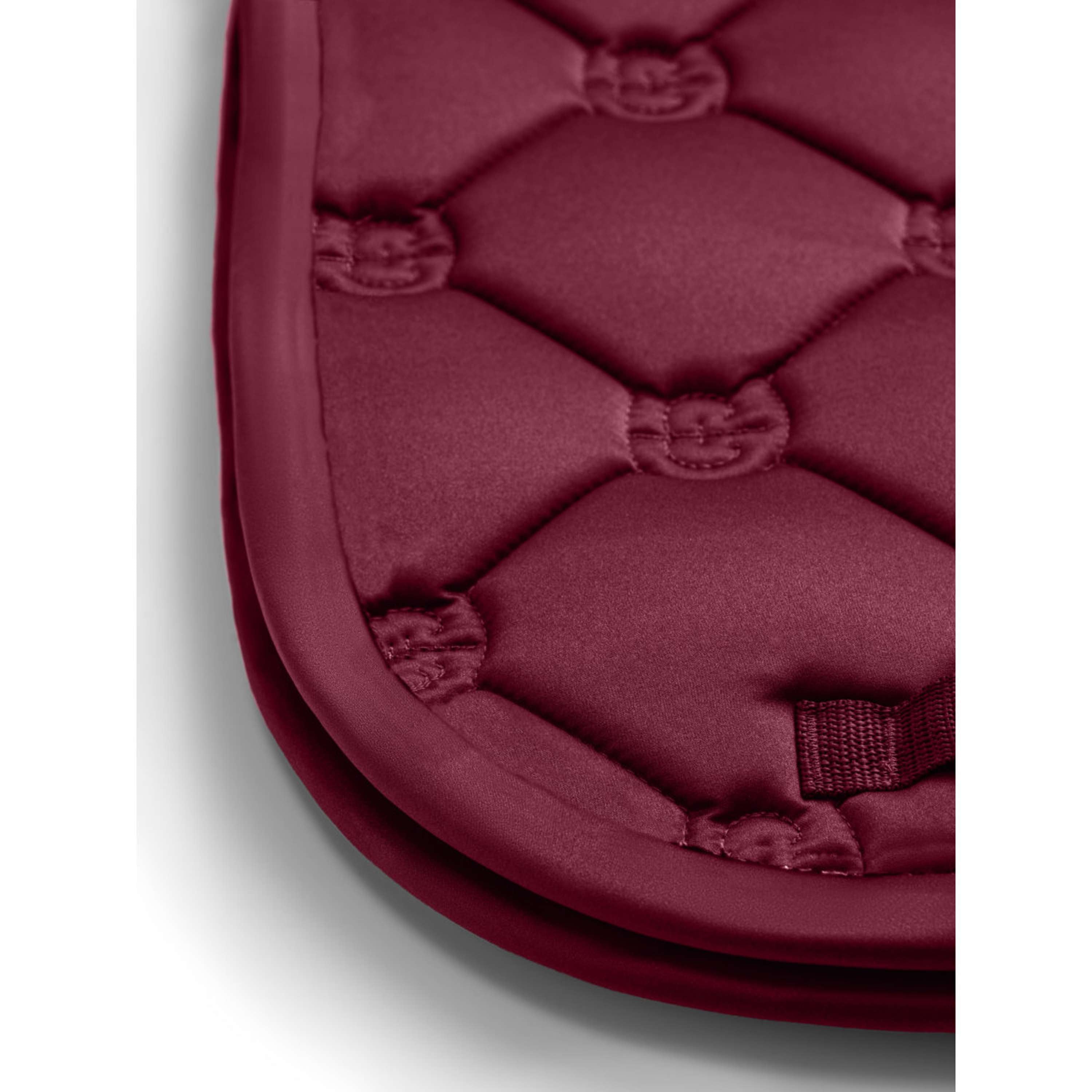 Equestrian Stockholm Saddlepad Satin Dressage Merlot