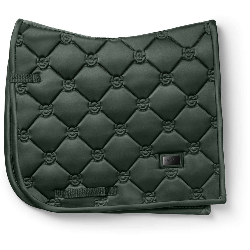 Equestrian Stockholm Saddlepad Satin Dressage Sycamore Green
