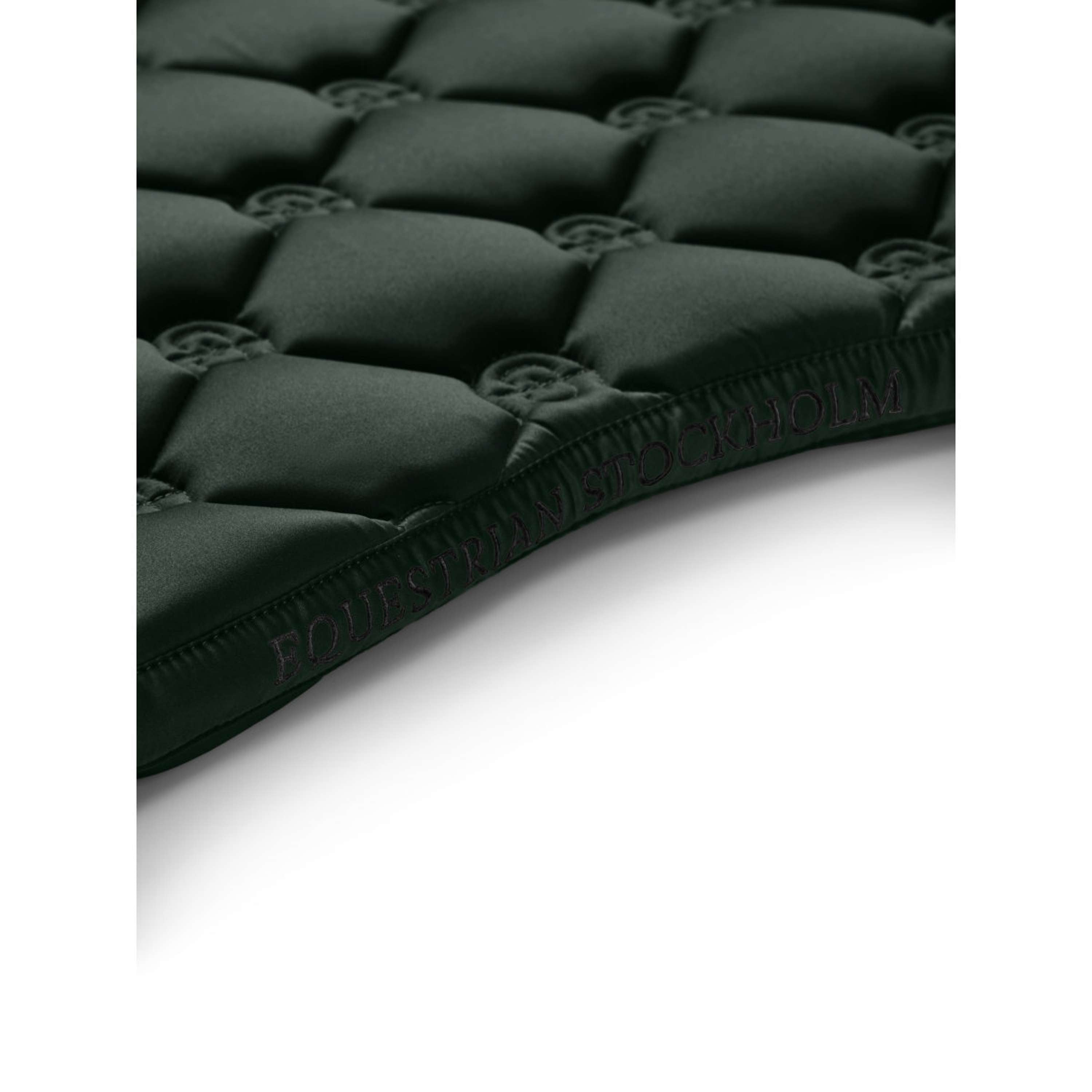 Equestrian Stockholm Saddlepad Satin Dressage Sycamore Green