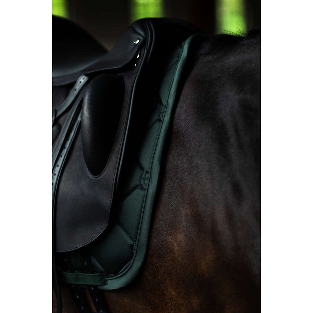 Equestrian Stockholm Saddlepad Satin Dressage Sycamore Green