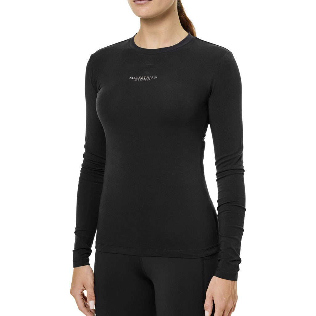 Equestrian Stockholm Shirt Soft Cotton Black/Blush