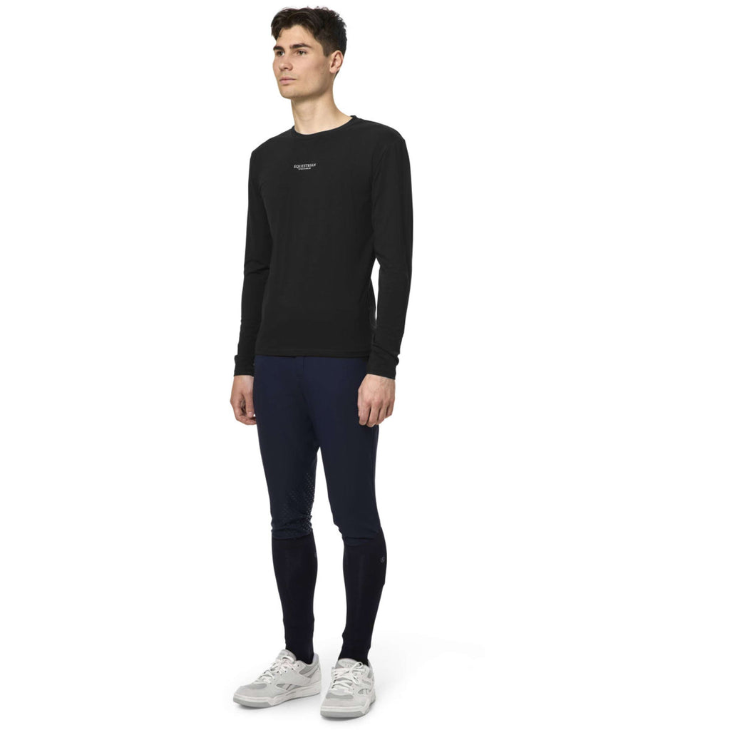 Equestrian Stockholm Shirt Soft Cotton Men Black