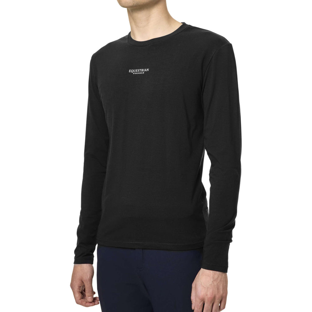 Equestrian Stockholm Shirt Soft Cotton Men Black