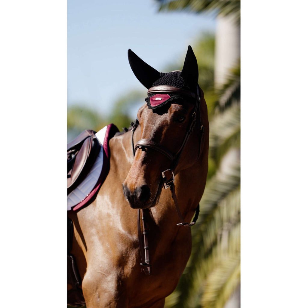 Equestrian Stockholm Ear Bonnet Soundless Merlot