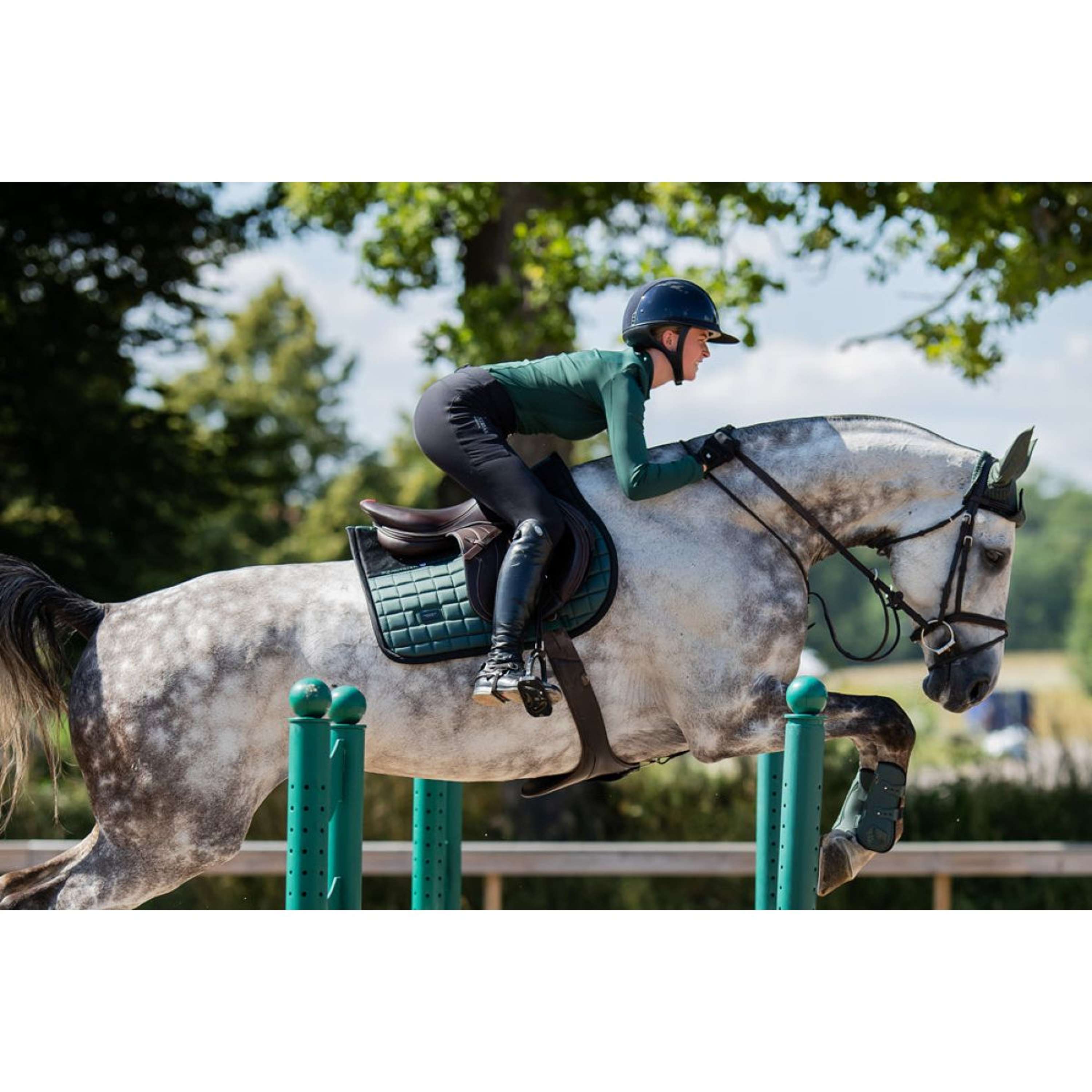 Equestrian Stockholm Saddlepad Sportive Jumping Sycamore Green