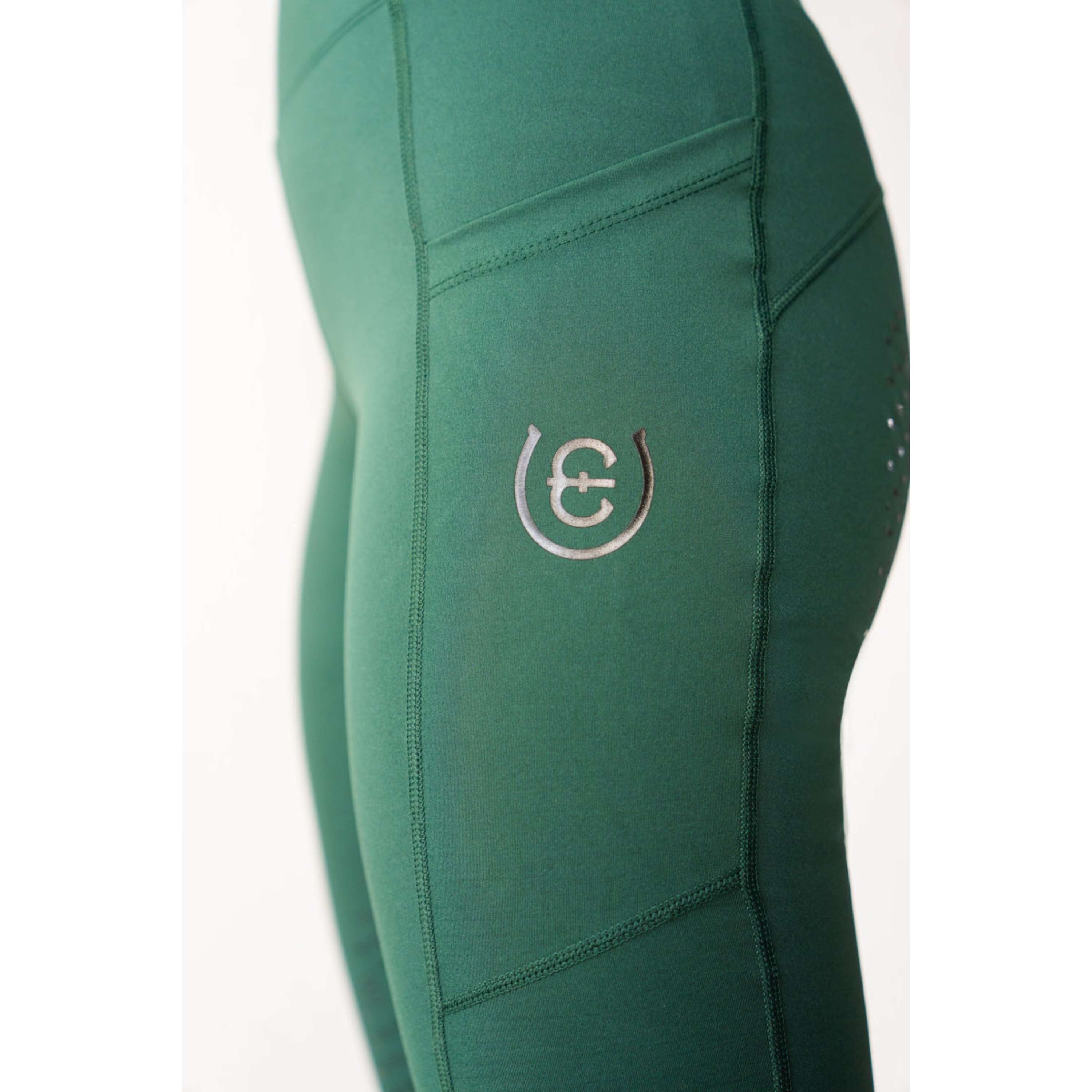 Equestrian Stockholm Riding Legging Movement Full Grip Sycamore Green