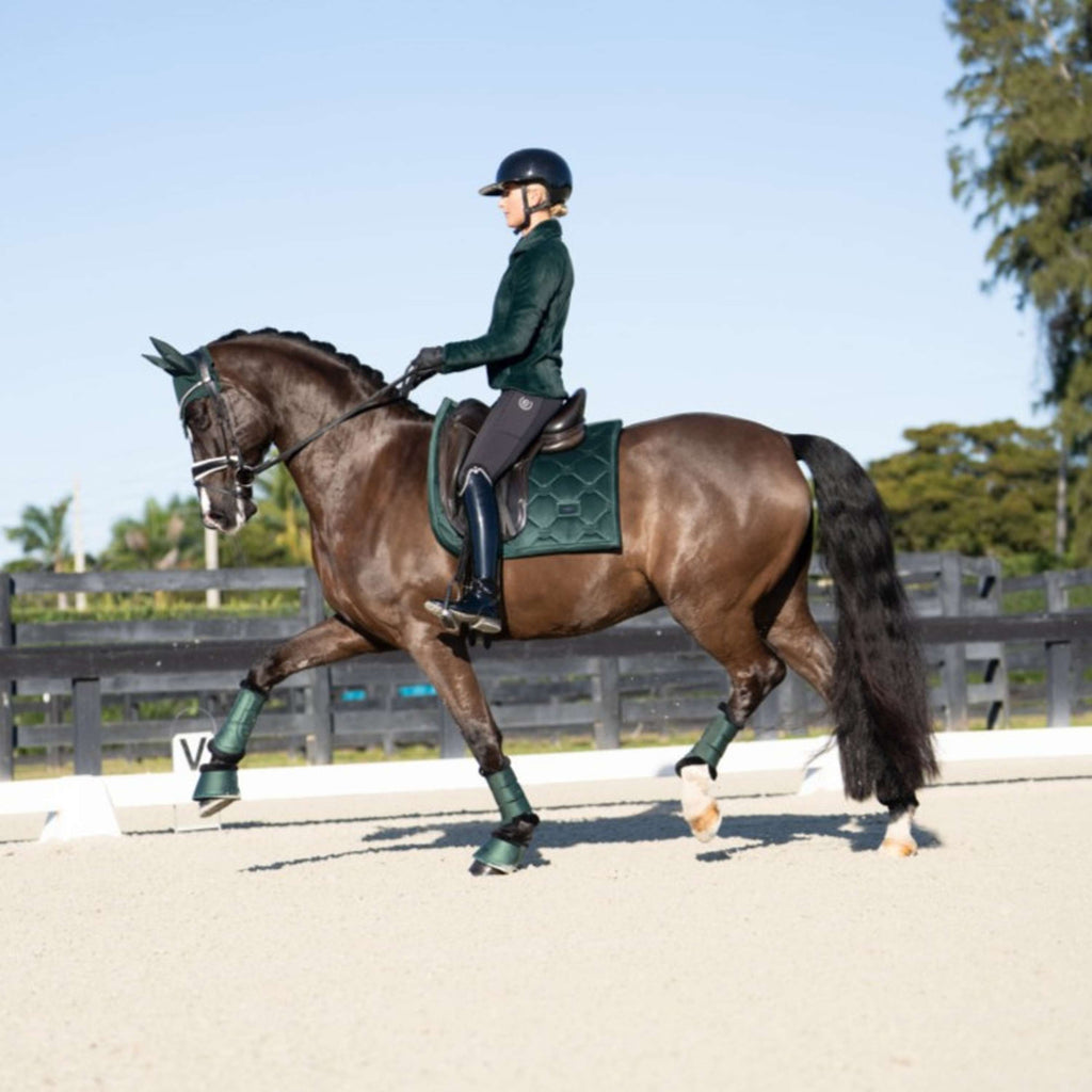 Equestrian Stockholm Fleece Jacket Velvet Sycamore Green