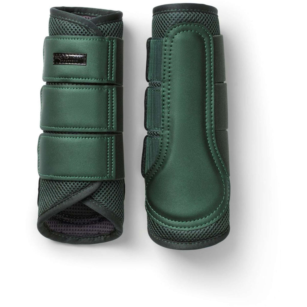 Equestrian Stockholm Leg Protectors Classic Mesh Sycamore Green