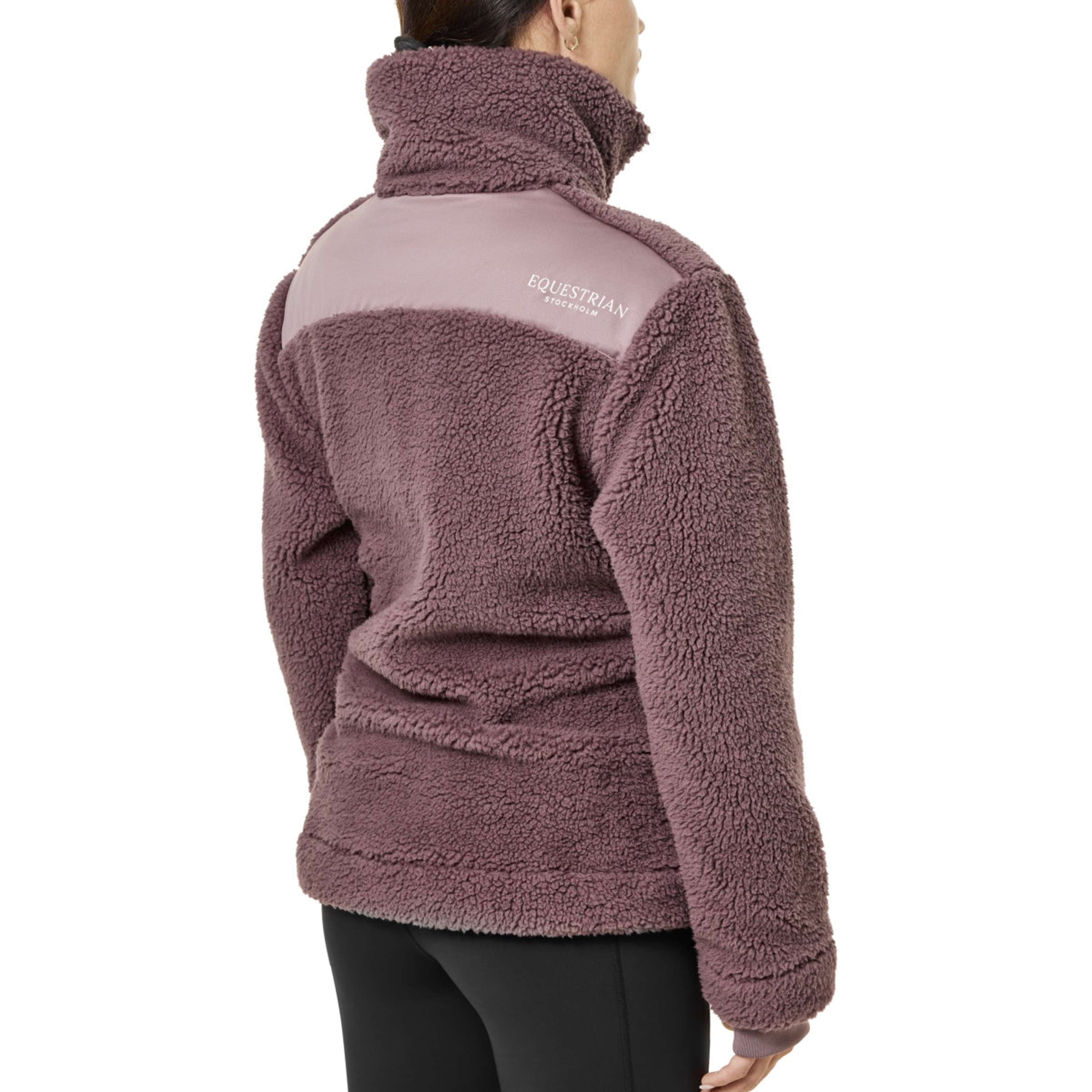 Equestrian Stockholm Fleece Jacket Teddy Blush