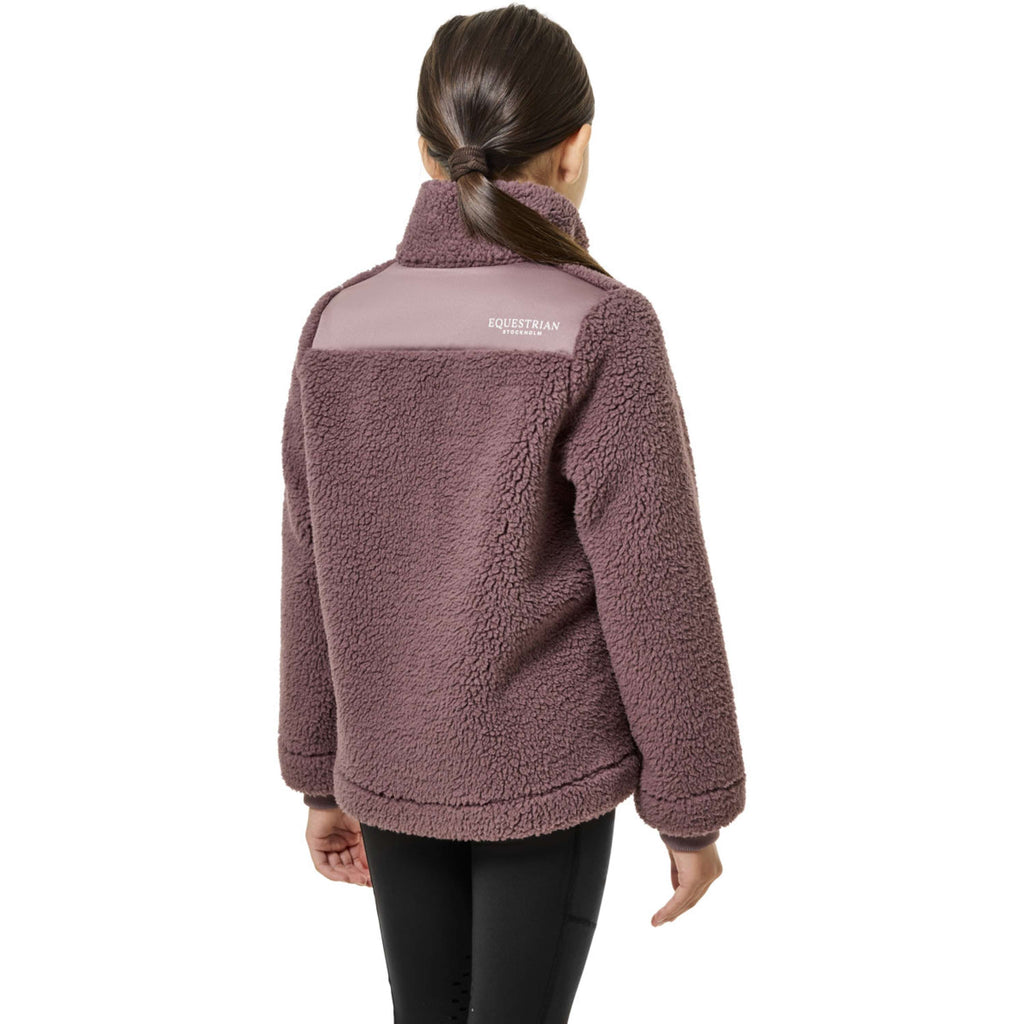 Equestrian Stockholm Fleece Jacket Teddy Young Rider Blush