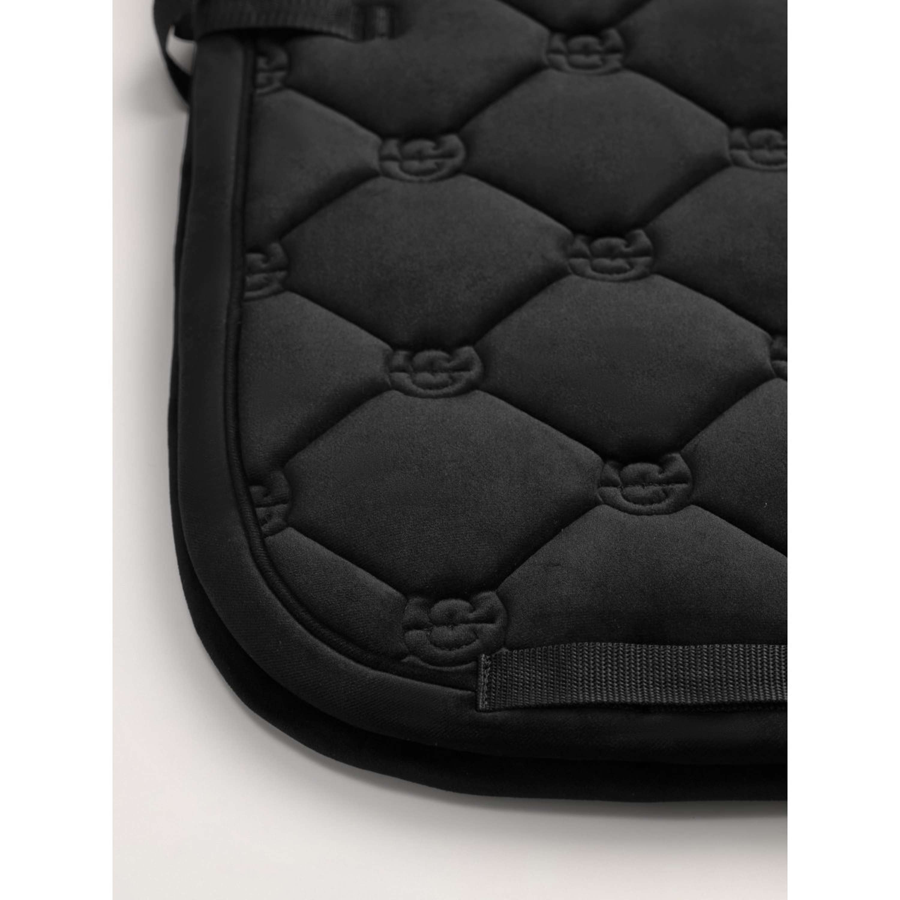Equestrian Stockholm Saddlepad Velvet Dressage Black