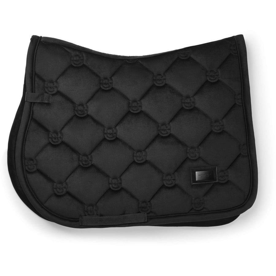 Equestrian Stockholm Saddlepad Velvet Jumping Black