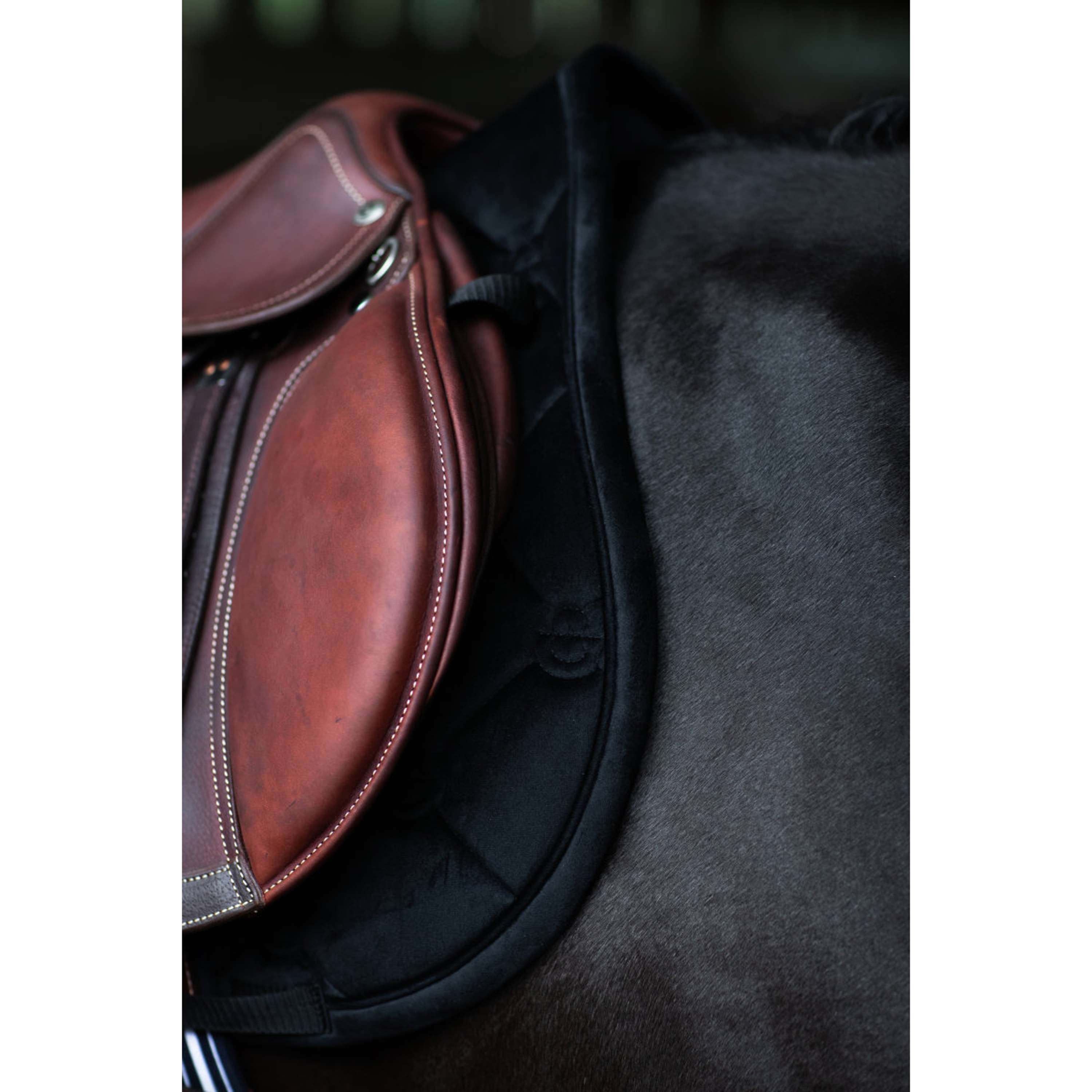 Equestrian Stockholm Saddlepad Velvet Jumping Black