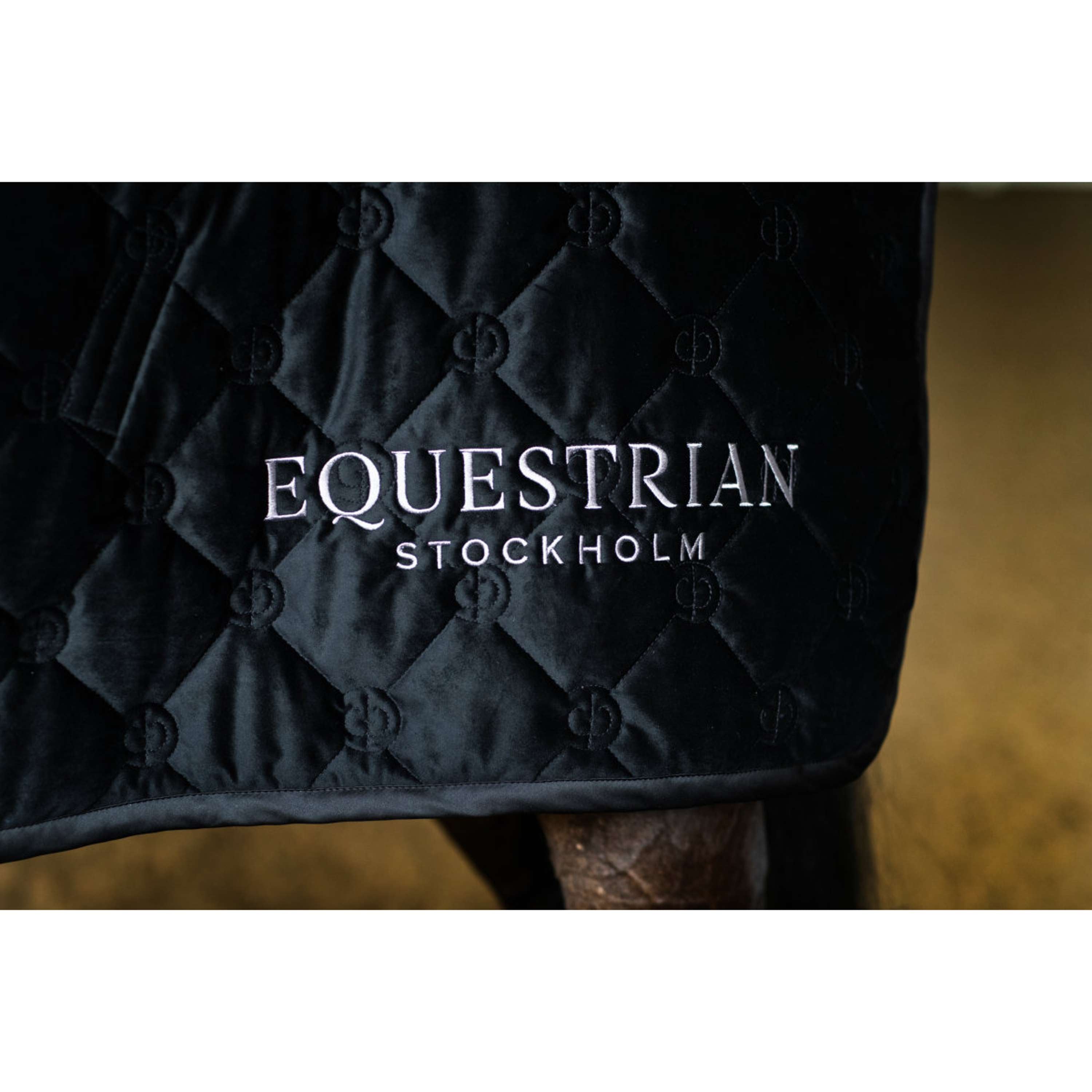 Equestrian Stockholm Fleece Rug Velvet Black