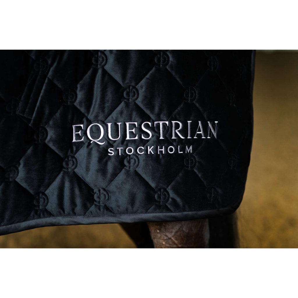 Equestrian Stockholm Fleece Rug Velvet Black