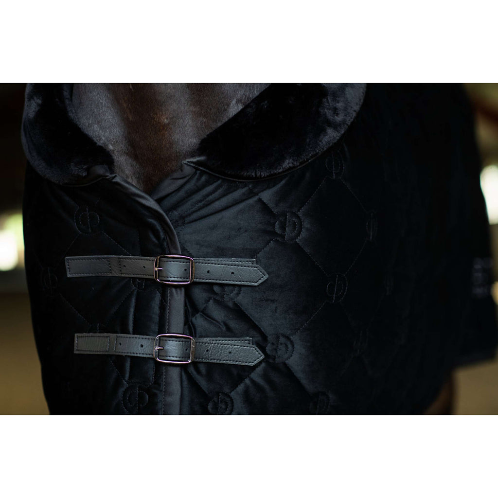 Equestrian Stockholm Fleece Rug Velvet Black