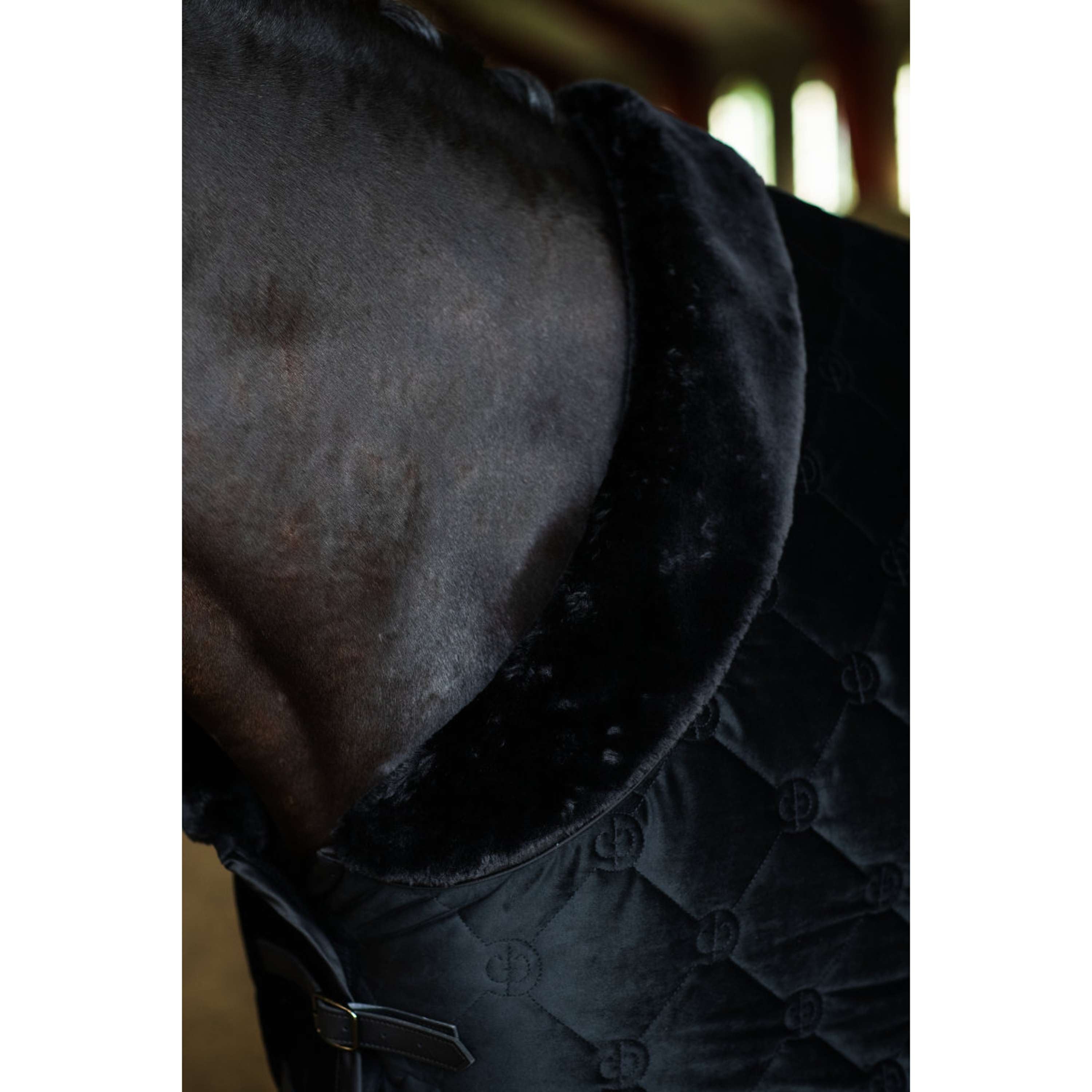Equestrian Stockholm Fleece Rug Velvet Black