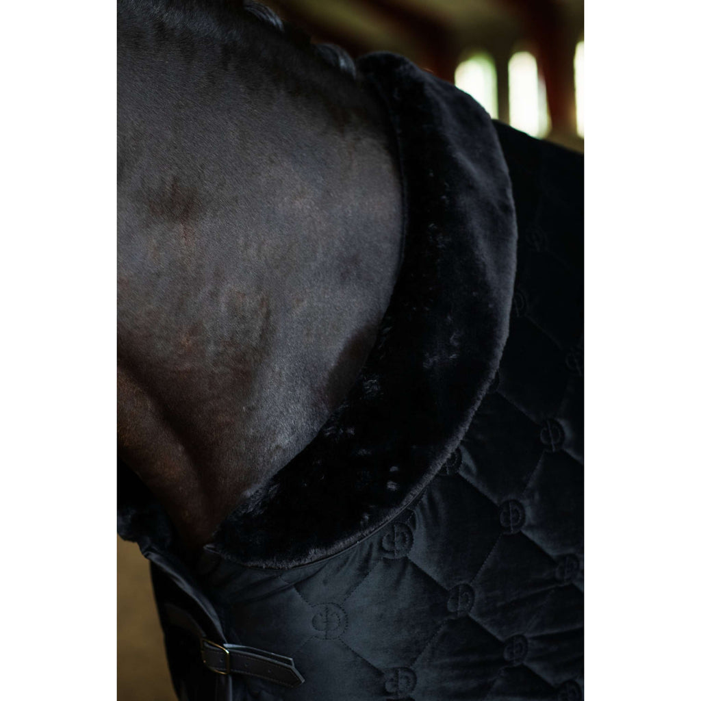 Equestrian Stockholm Fleece Rug Velvet Black