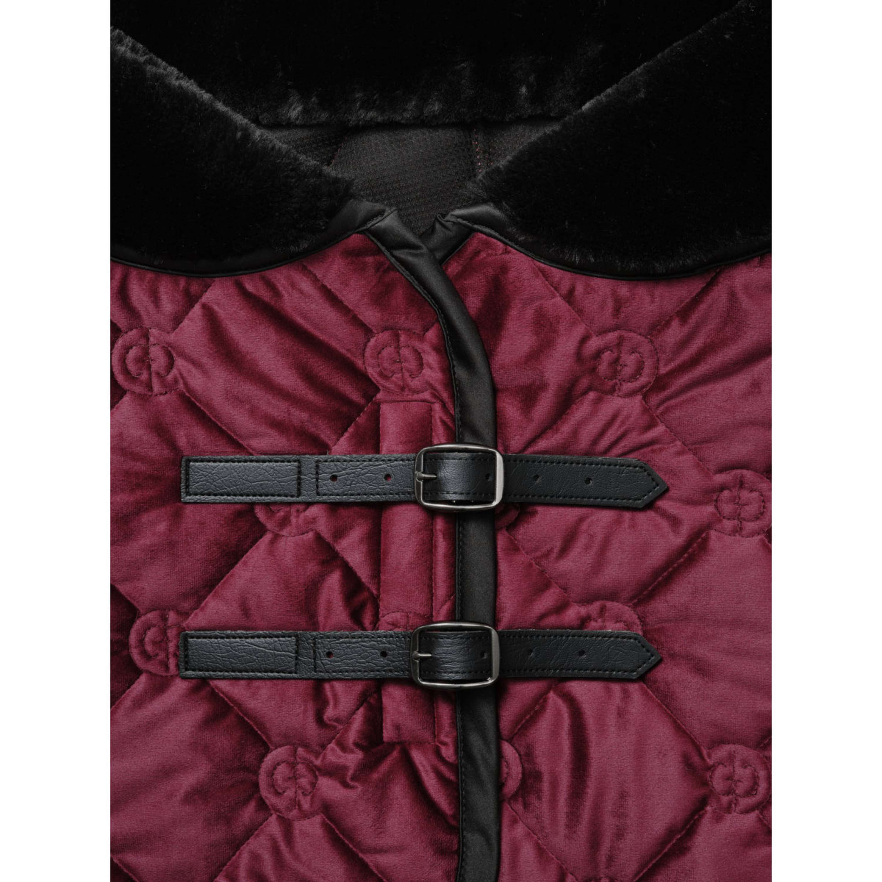 Equestrian Stockholm Fleece Rug Velvet Merlot