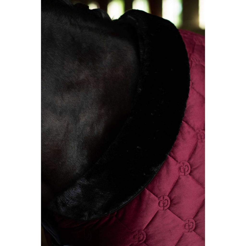 Equestrian Stockholm Fleece Rug Velvet Merlot